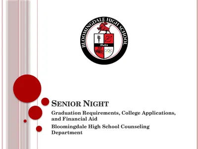 Senior Night Graduation Requirements, College