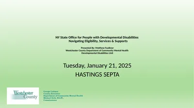 NY State Office for People with Developmental