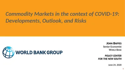 Commodity Markets in the context of COVID-19: