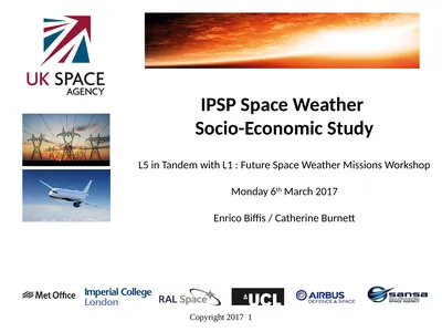 IPSP Space Weather Socio-Economic Study L5 in