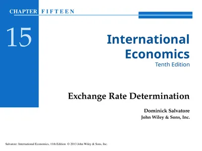 International Economics Tenth Edition Exchange