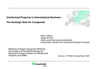 Intellectual Property in International Business –