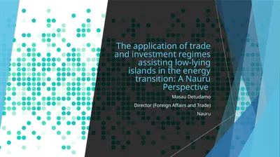 The application of trade and investment regimes