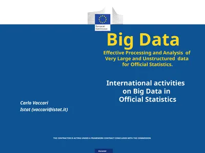 Eurostat Big Data Eurostat Effective Processing