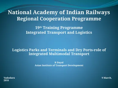 National Academy of Indian Railways Regional