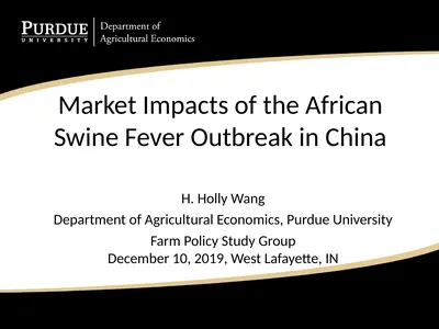 Market Impacts of the African Swine Fever Outbreak