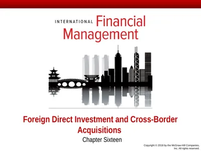 Foreign Direct Investment and Cross-Border