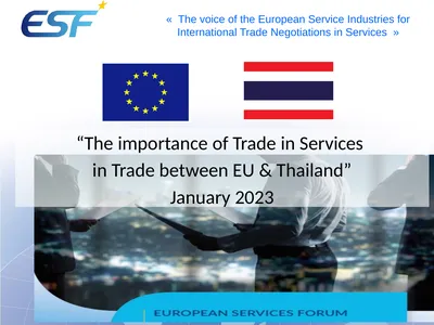 “The importance of Trade in Services in Trade