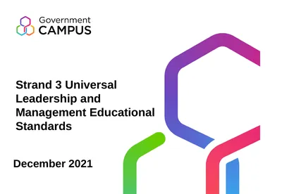 Strand 3 Universal Leadership and Management