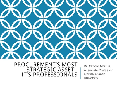 Procurement’s Most Strategic Asset: It’s