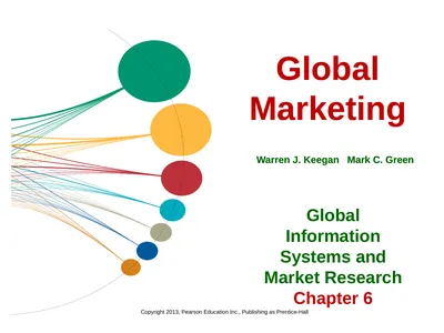 Global Marketing Warren J. Keegan Mark C. Green