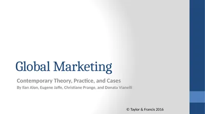 Global Marketing Contemporary Theory, Practice,