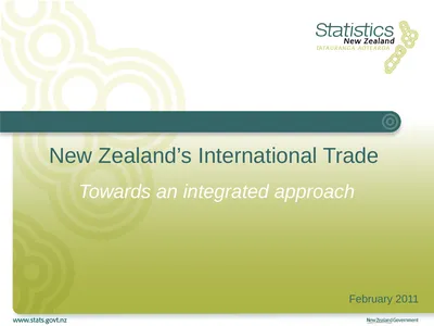New Zealand’s International Trade Towards an