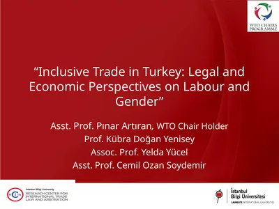 “Inclusive Trade in Turkey: Legal and Economic