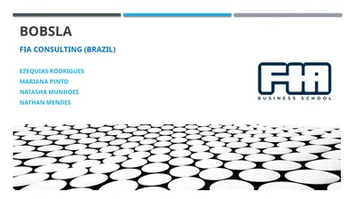 BOBSLA FIA CONSULTING (Brazil) Ezequias rodrigues