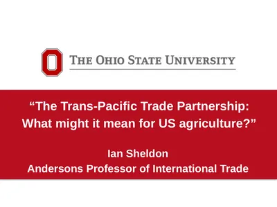 “The Trans-Pacific Trade Partnership: What might