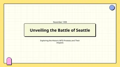 November 1999 Unveiling the Battle of Seattle