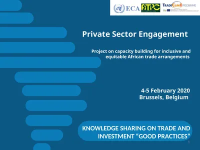 Private Sector Engagement Project on capacity