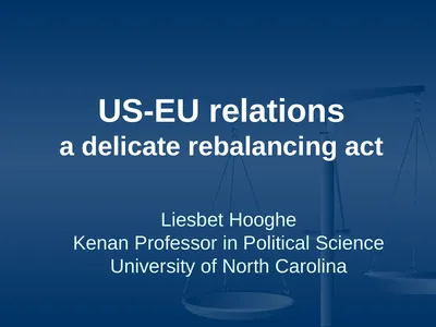 US-EU relations a delicate rebalancing act Liesbet