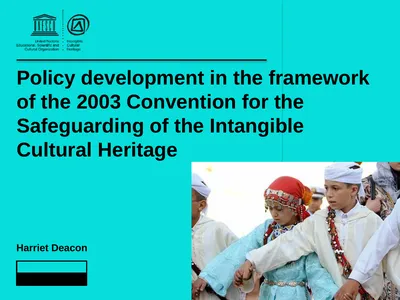 Policy development in the framework of the 2003