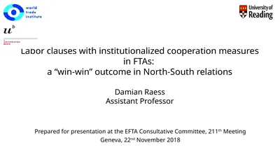 Labor clauses with institutionalized cooperation