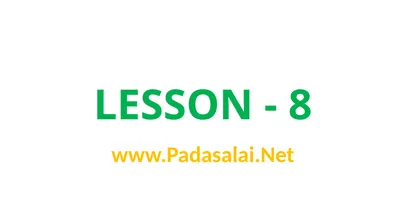 LESSON - 8 www.Padasalai.Net INTERNATIONAL