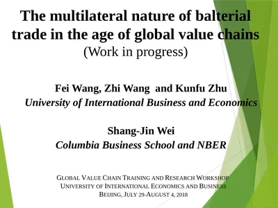The multilateral nature of balterial trade in the