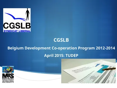 CGSLB Belgium Development Co-operation Program
