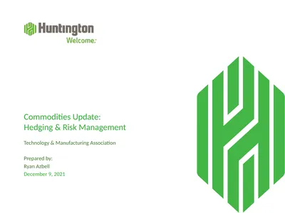 Commodities Update: Hedging & Risk Management