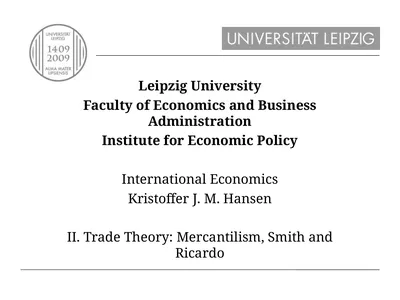 Leipzig University Faculty of Economics and