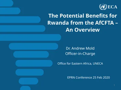 ECA Dr. Andrew Mold Officer-in-Charge Office for