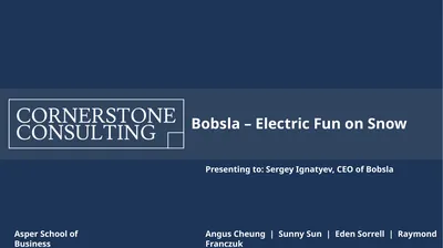 Bobsla – Electric Fun on Snow Angus Cheung | Sunny