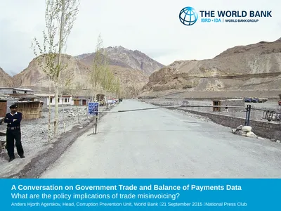 A Conversation on Government Trade and Balance of