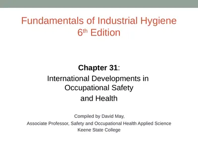 Fundamentals of Industrial Hygiene 6th Edition