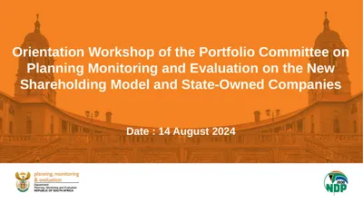 Orientation Workshop of the Portfolio Committee on