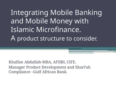 Integrating Mobile Banking and Mobile Money with