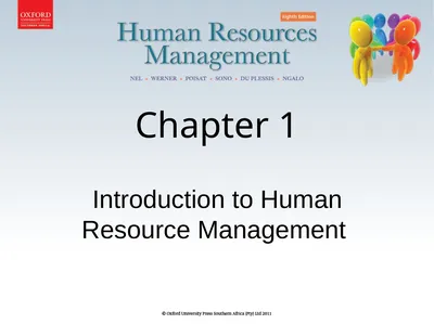 Chapter 1 Introduction to Human Resource