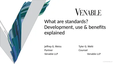 What are standards? Development, use & benefits