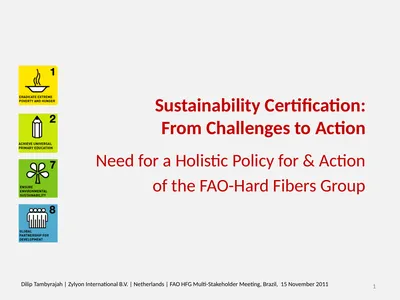 Sustainability Certification: From Challenges to