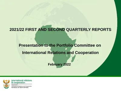 2021/22 FIRST AND SECOND QUARTERLY REPORTS