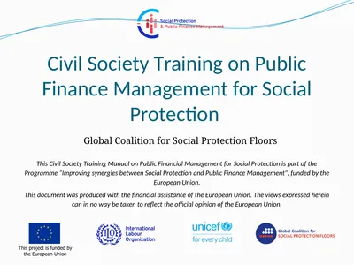 Civil Society Training on Public Finance