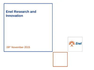 Enel Research and Innovation 09th November 2015