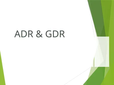 ADR & GDR Depository receipts Depository receipts