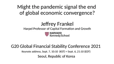 Might the pandemic signal the end of global