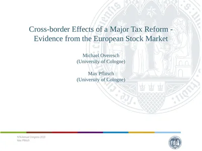 Cross-border Effects of a Major Tax Reform -