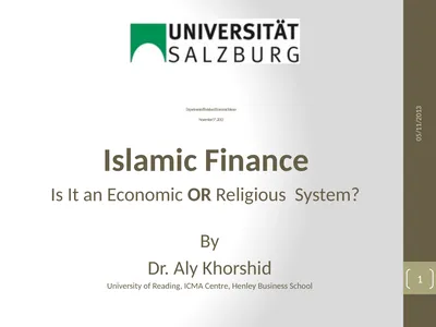 Department of Social and Economic Science November