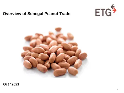 1 Overview of Senegal Peanut Trade Oct ’ 2021