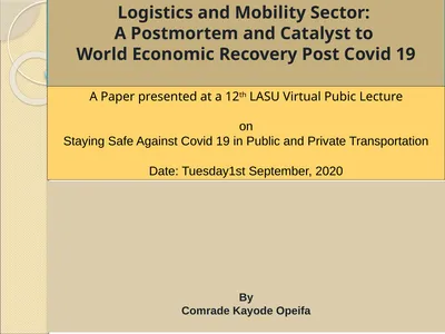 Logistics and Mobility Sector: A Postmortem and
