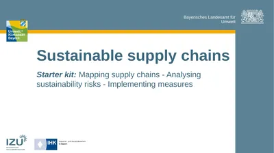 Starter kit: Mapping supply chains - Analysing