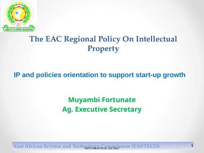 Muyambi Fortunate Ag. Executive Secretary 1 The